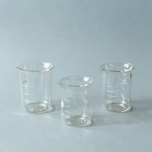 Glass Beaker Pair